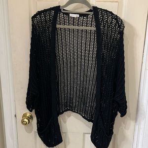 Net cardigan